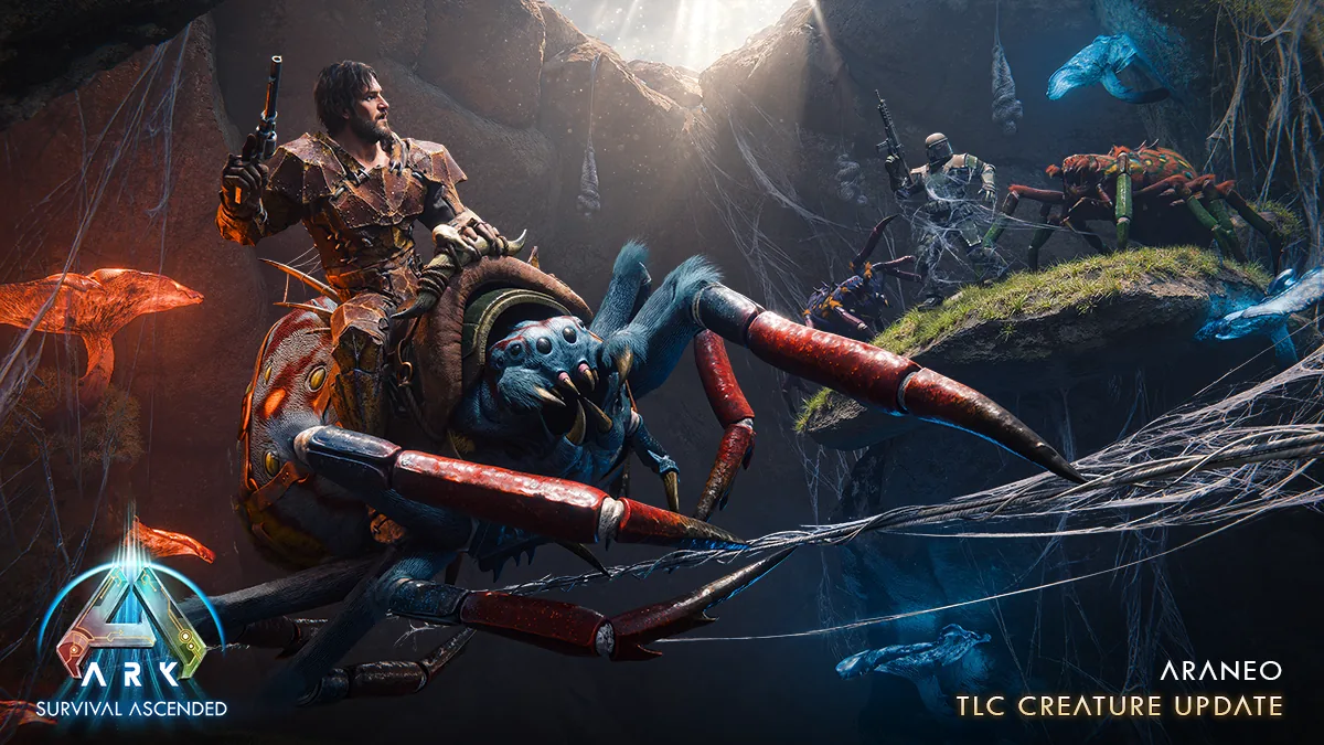 Official ARK: Survival Ascended artwork of the Araneo