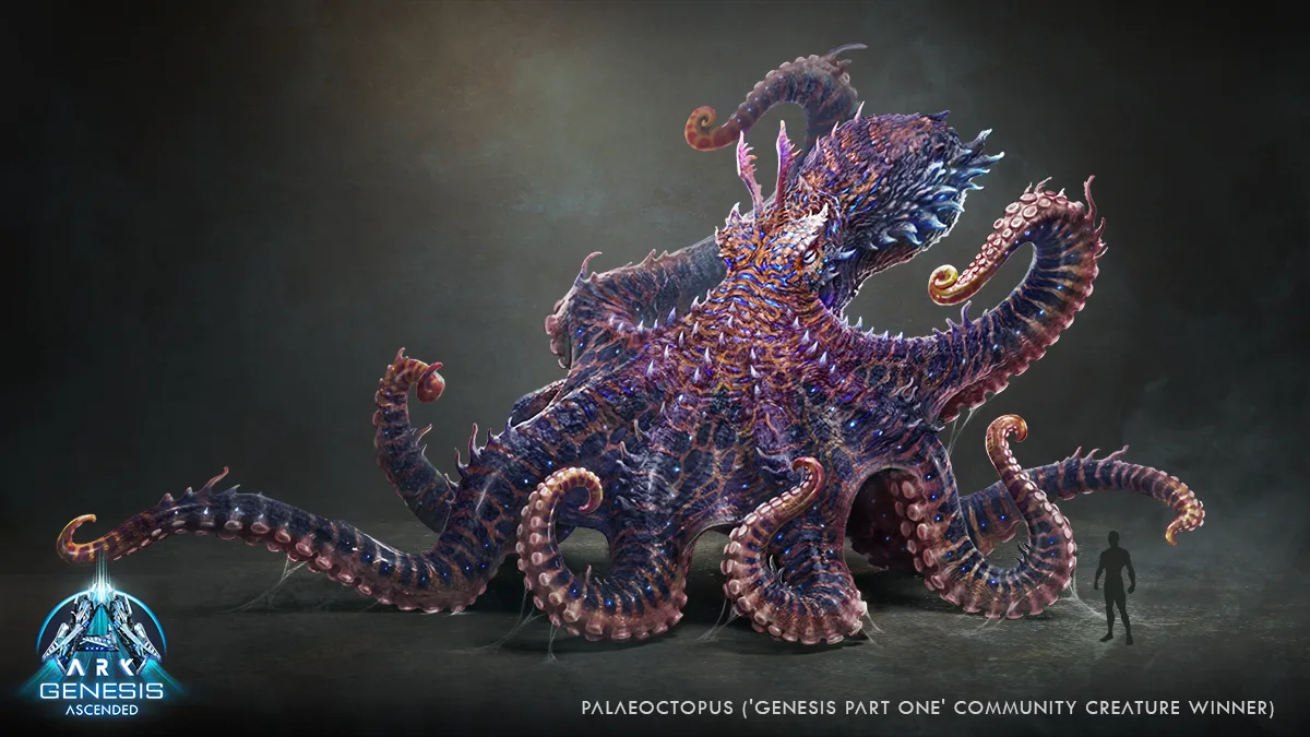 Official ARK: Survival Ascended artwork of the Palaeoctopus