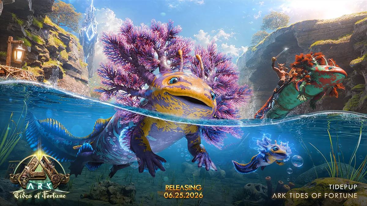 Official ARK: Survival Ascended artwork of the Tidepup